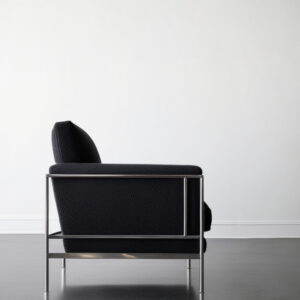Default_A_luxurious_high_contrast_photograph_of_a_loft_armchai_0 1